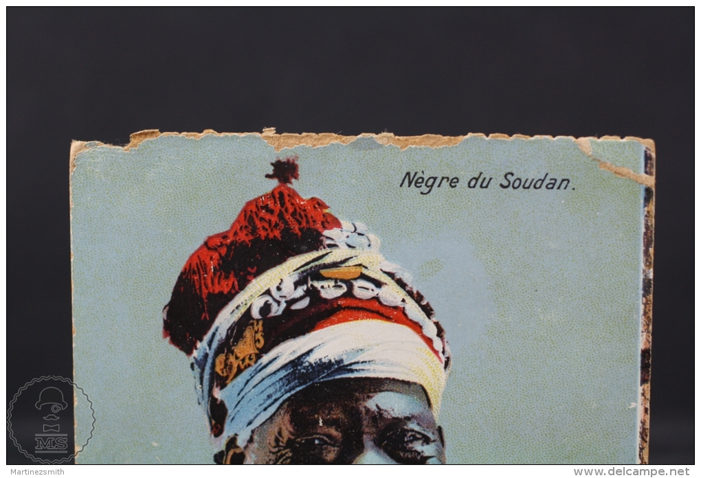 Old Africa Postcard - Negre Du Soudan/ Black Man From Sudan - Sudán