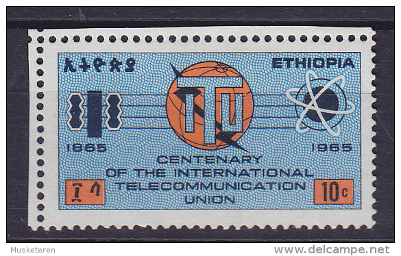 Ethiopia 1965 Mi. 501    10 C Internationale Fernmeldeunion (ITU) MH* - Äthiopien