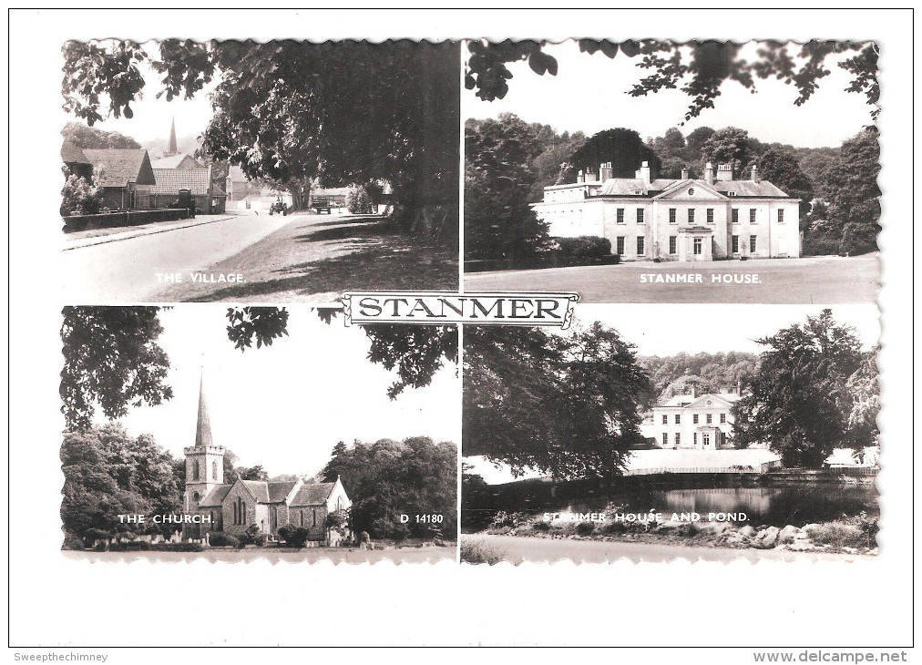 Stanmer Village Nr Brighton Multi View RP Old Pc 1960 - Autres & Non Classés