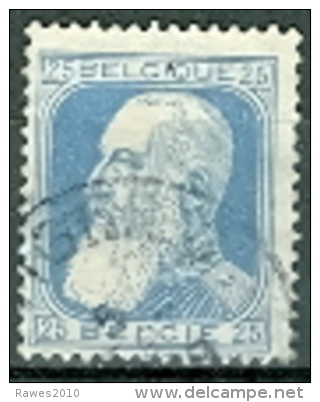 Belgien Mi. 71 (TGST Wichelen) + Mi. 73 Gest.  König Leopold II. - 1905 Breiter Bart