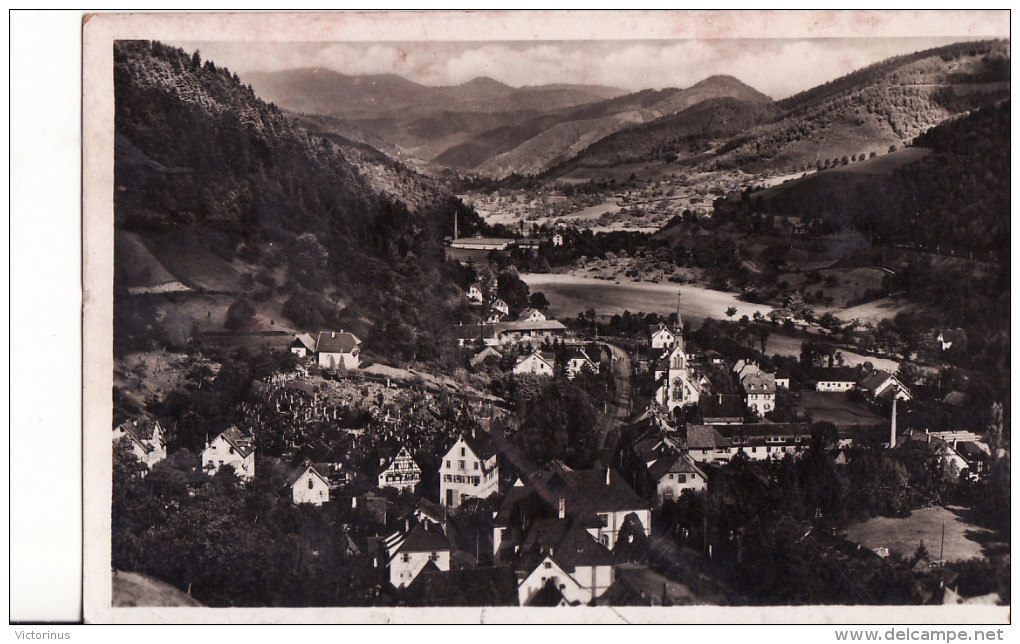 HORNBERG  -    Luftkurort Hornberg Mit Gutachtal  -  1941 - Hornberg