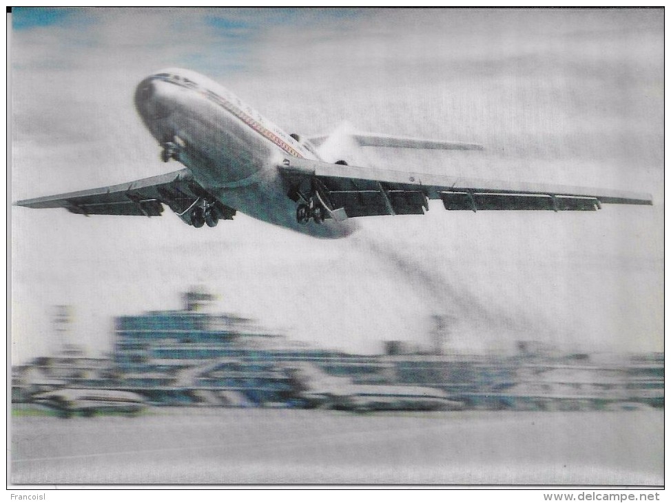 Tokyo Airport . Boeing 727 Au Décollage. - Stereoscopische Kaarten