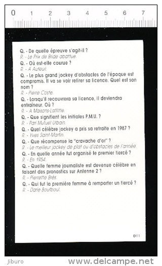 Le Tiercé / Courses Hippiques / Jeu PMU  /  167-ES-MOD/2 - Autres & Non Classés