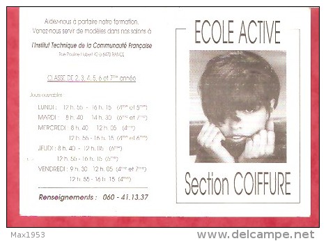 1994- Ecole Active Section Coiffure - Institut Technique De Rance - Kleinformat : 1991-00