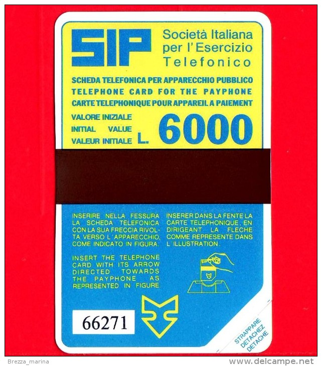 Nuova - Scheda Telefonica - Italia - SIP - SIDA NUOVA - Secondo Gruppo Sida  - C&C 1015 - Golden P17 - Öff. Vorläufer