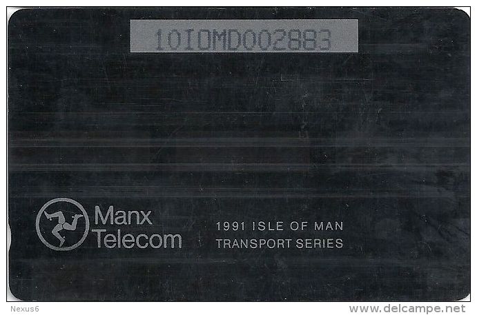 Isle Of Man - Ships - Manxman I - 10IOMD - 1991, 6.000ex, Used - Isle Of Man