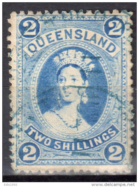 Queensland Australia 1882/86 Queen Victoria - Mi 58 - Used - Used Stamps