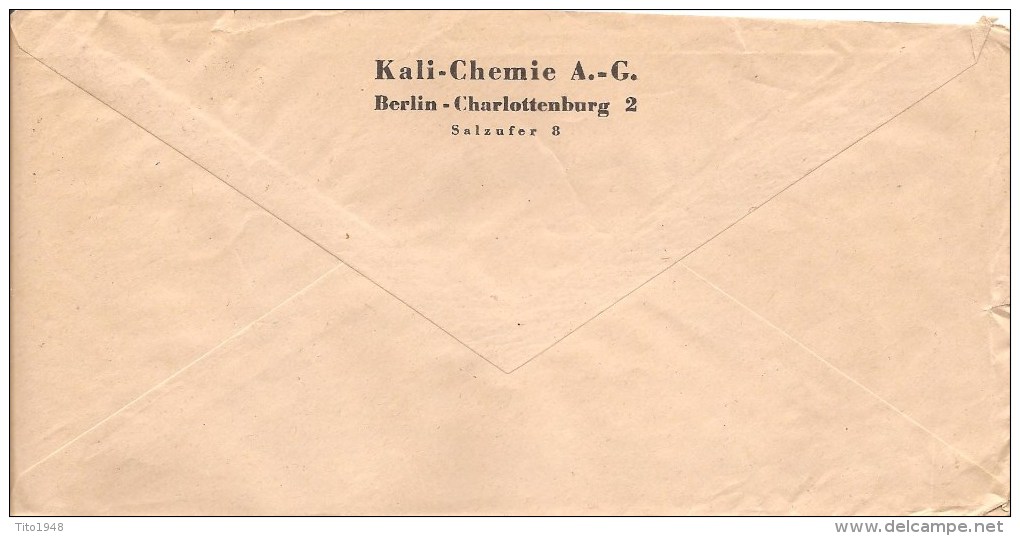 1955 Deutschland, Brief, Berlin, Luftpost, Mi 125 Siehe Scans! - Altri & Non Classificati