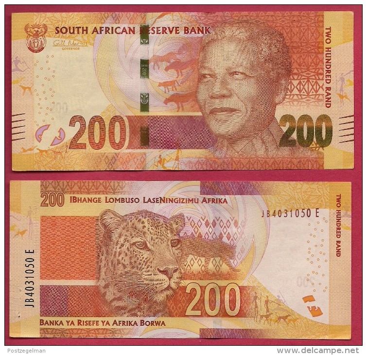 SOUTH AFRICA Banknote Mint Unc. 200 Rand Signed Mboweni - Afrique Du Sud