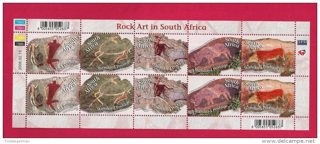 REPUBLIC OF SOUTH AFRICA, 2006 , MNH Stamps In Blocks, Rock-Art SA 1690 - Unused Stamps