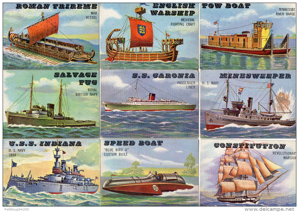 FICHES ILLUSTREES  UNITED STATE NAVY  Navires ETC...  Ships/Flags/Uniform Insigna/Code Flag Alphabet  ETC... (lot De 15) - Bateaux