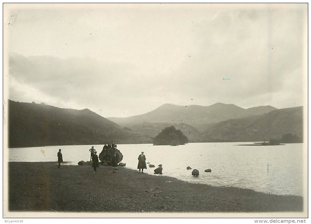 63 - Le Lac Chambon - Octobre. 1923 - Photo Ancienne Format Album (12 X 17 Cm) Voir 2 Scans - Autres & Non Classés