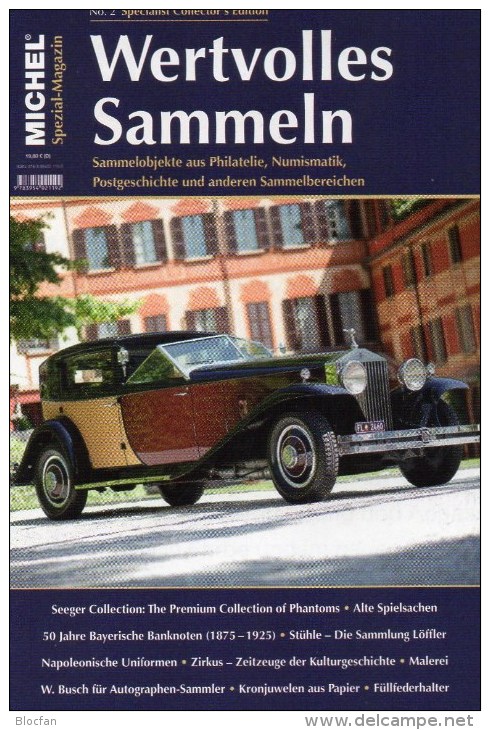 Sammel-Objekt Wertvolles Sammeln In MICHEL 2/2015 New 15€ Luxus Information Of The World New Special Magacine Of Germany - Filatelia E Historia De Correos