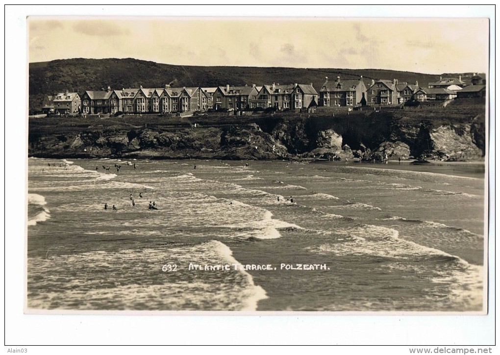 Post Card - RPPC - Atlantic Terrace - # 632 F.A. MAYCOCK, The Little Art Shop, Polzeath, Cornwall - Other & Unclassified