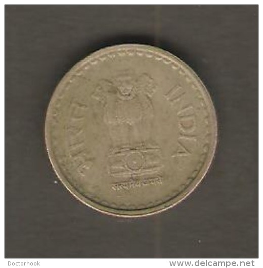 INDIA   5 RUPEES  2000 C  (MILLED EDGE)  (KM # 154.1) - Indien