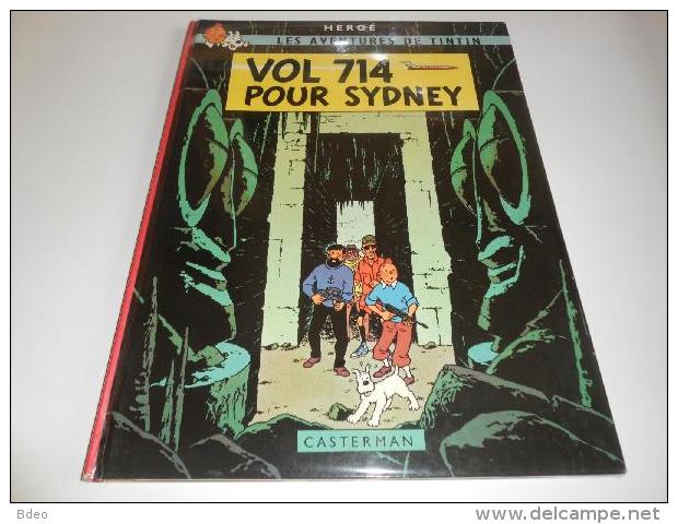 REEDITION TINTIN VOL 714 POUR SYDNEY/ BE/ 1973 - Tintin