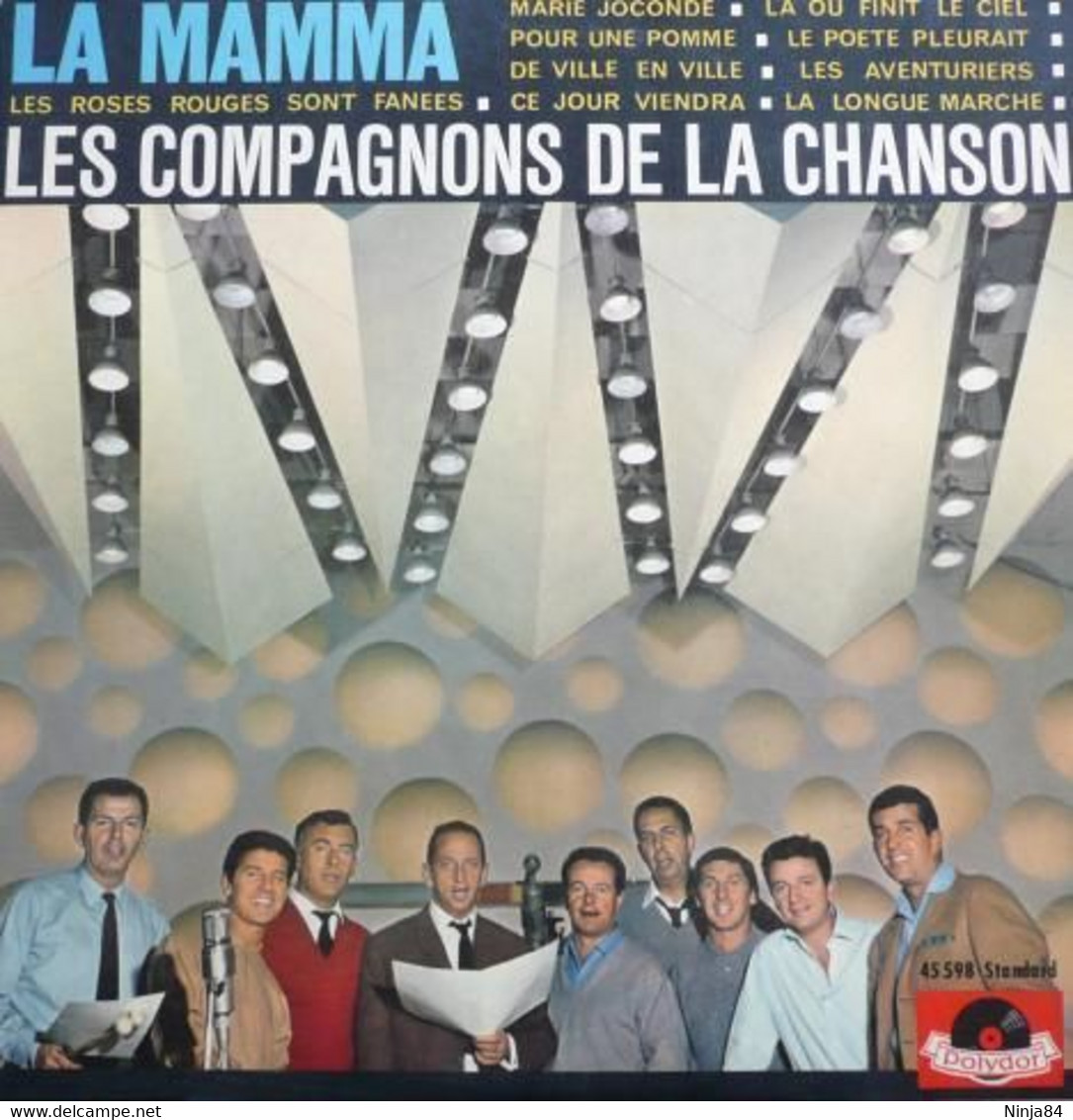 LP 25 CM (10")  Les Compagnons De La Chanson / Charles Aznavour / Alain Barrière  "  La Mamma  " - Spezialformate