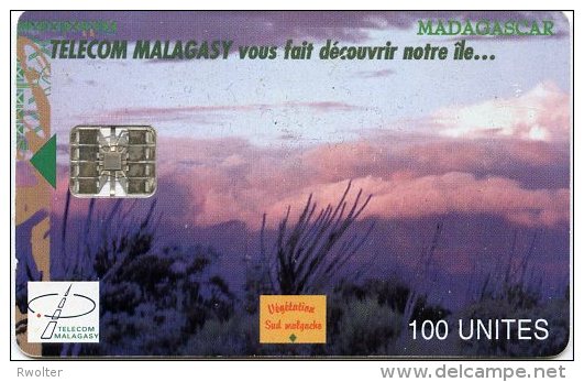 @+ TC De Madagascar : Végétation Sud Malgache 100U -  SC7 - 100 000ex ( Ref : MDG-21 ) - Madagascar