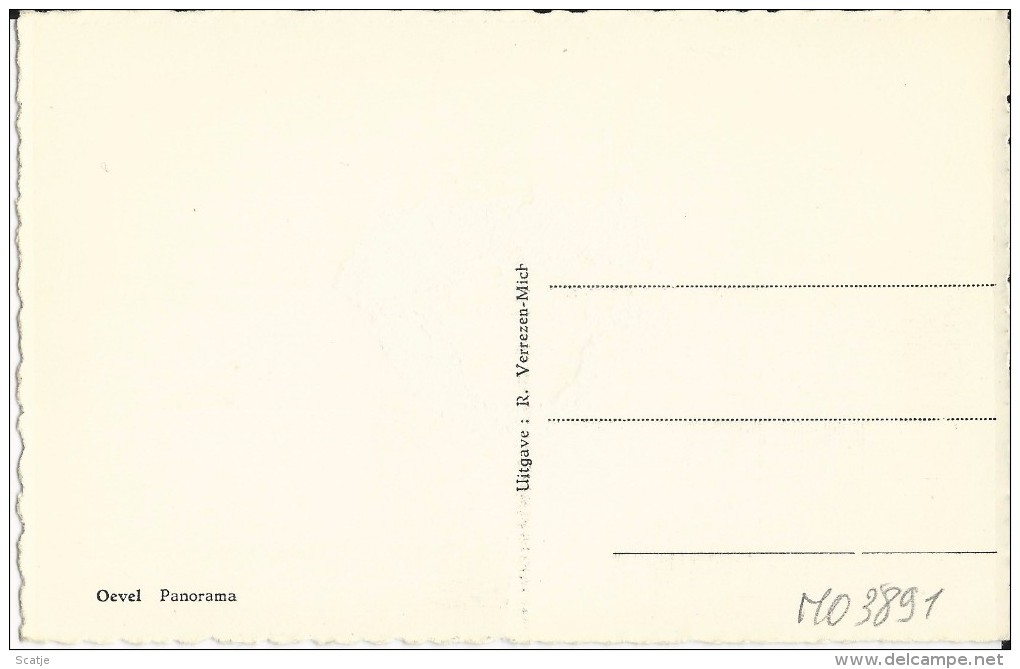 Oevel    Panorama  (uit Plakboek) - Westerlo