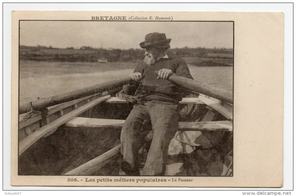 BRETAGNE - LES PETITS METIERS POPULAIRES - LE PASSEUR - Autres & Non Classés