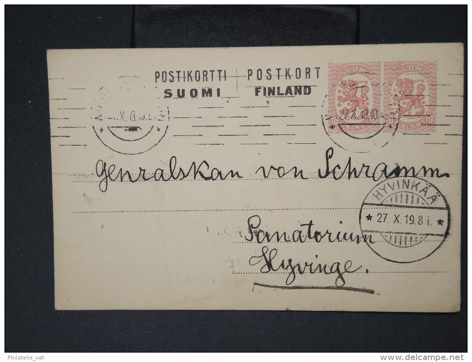 FINLANDE- Entier Postal Voyagé A Voir  Voir Scan   LOT P4570 - Entiers Postaux