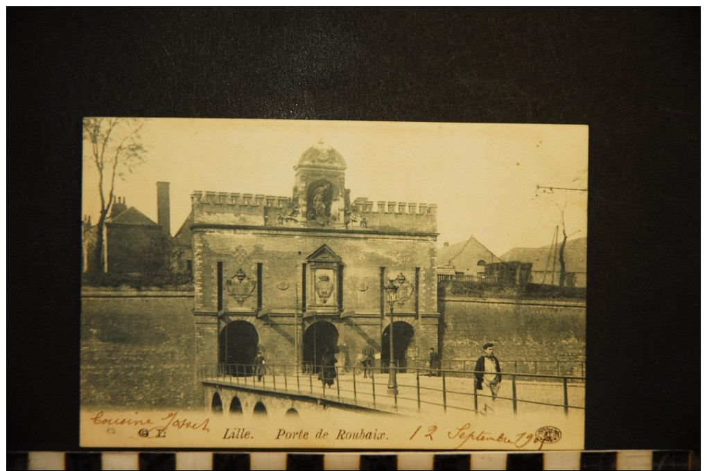 CP, 59, LILLE Porte De Roubaix N° 63 Ecrite En 1905 - Lille