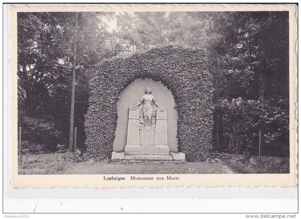 LAPLAIGNE : Monument Aux Morts - Brunehaut