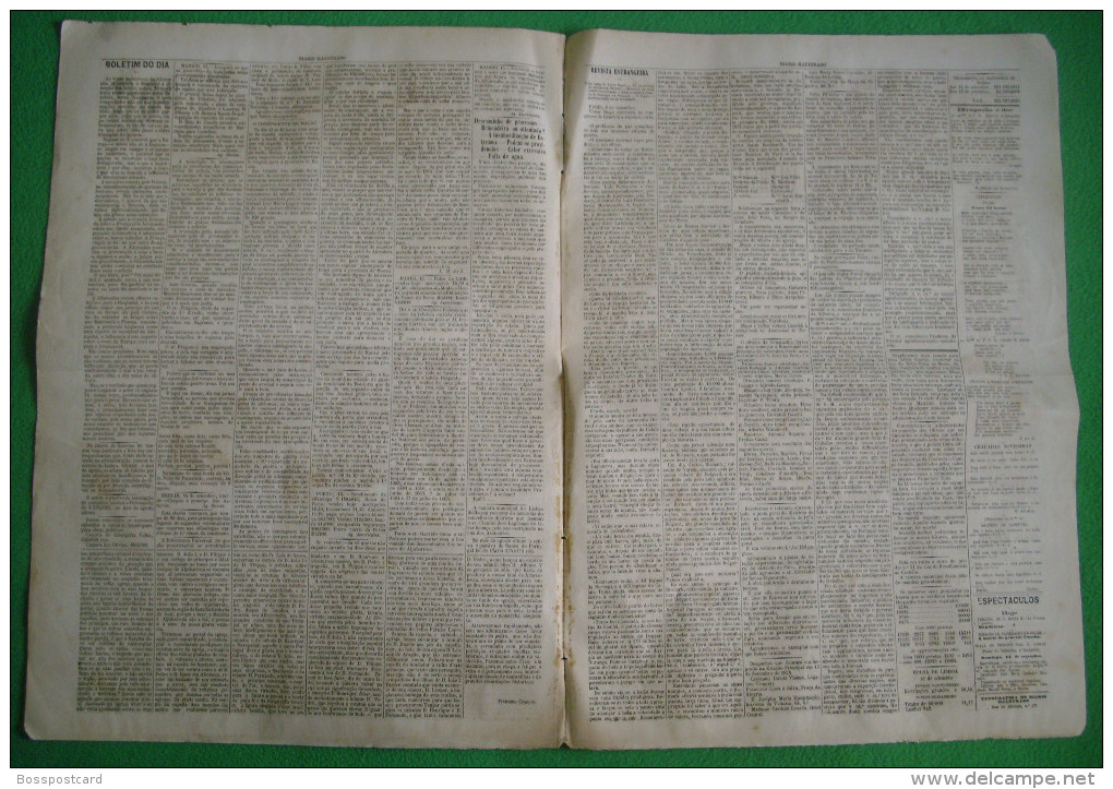 Batalha - Jornal "Diario Illustrado" Nº 714 De 16 De Setembro De 1874. Leiria. - Zeitungen & Zeitschriften