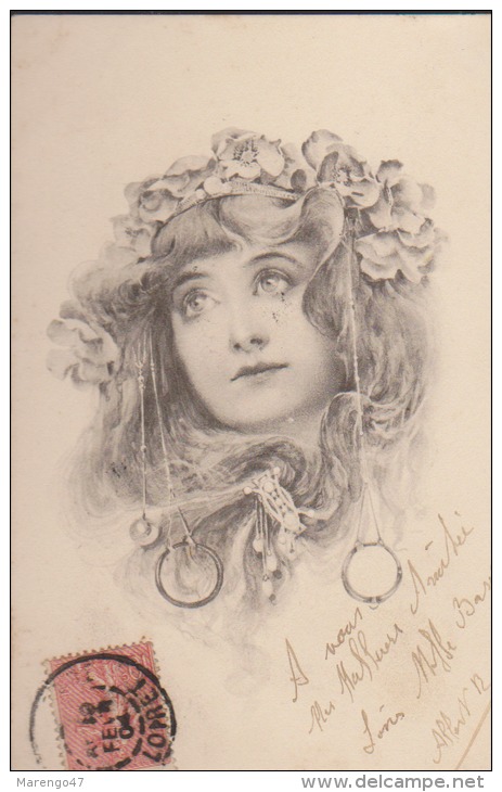 CPA:Art Nouveau:Portrait De Femme:M.M Vienne - Non Classés