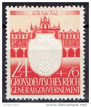 POLAND # STAMPS FROM YEAR 1943 STANLEY GIBBONS  461* - General Government