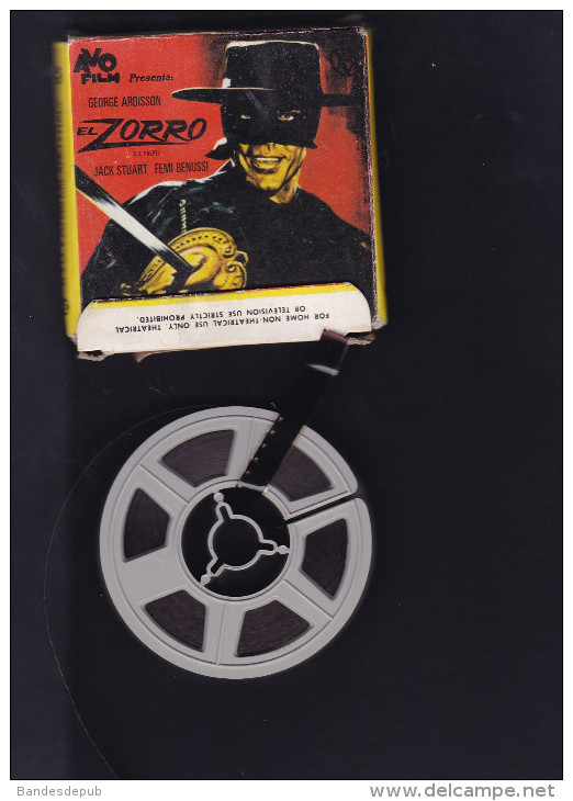 Vintage - AVO FILM  Zorro Et Le Forcement  George Ardisson Jack Stuart Femi Benussi Super 8 TALIE 1979 - Otros