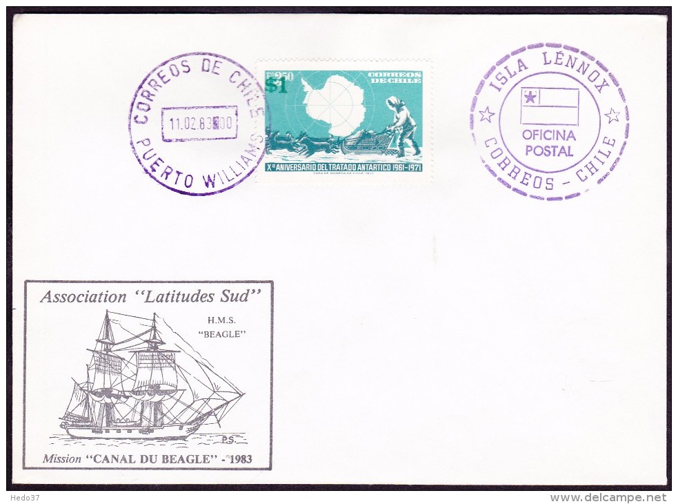 Chili Antarctique Lettre - Other & Unclassified