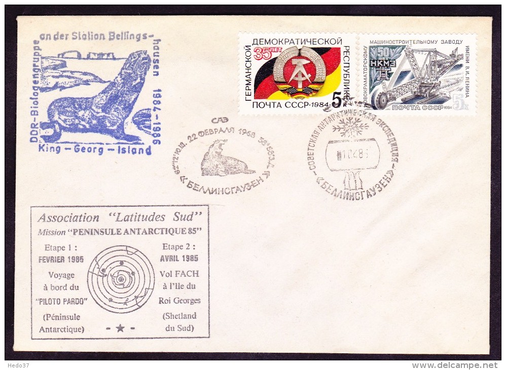 Russie Antarctique Lettre - Andere & Zonder Classificatie