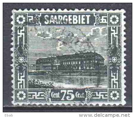 Germany SAARGEBIET 1922 - Mi 93  CANCELED (2) - Gebruikt