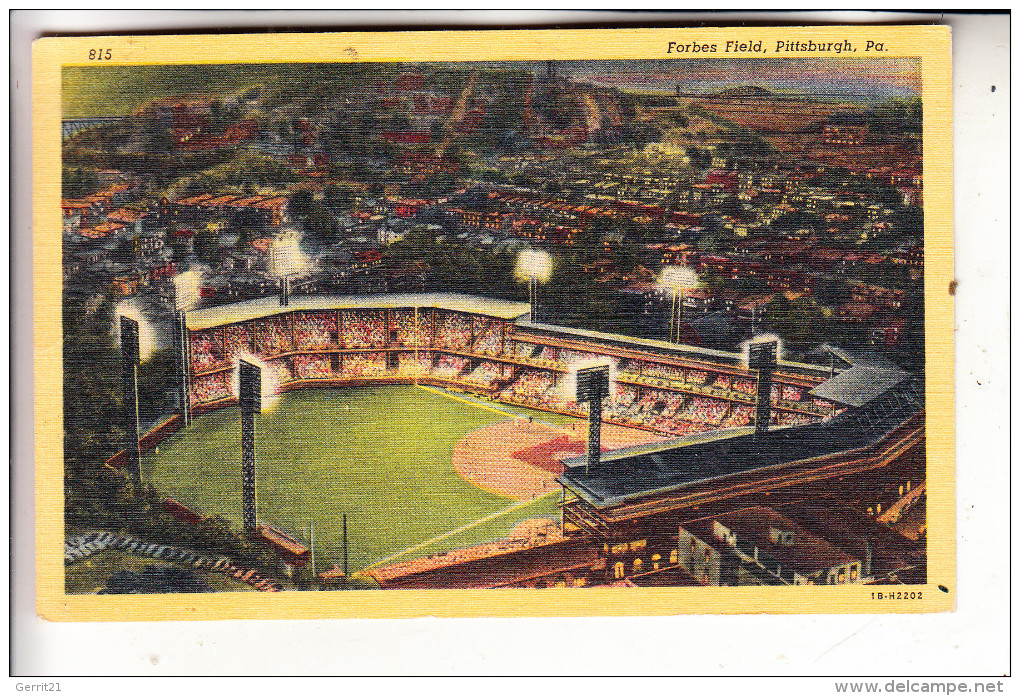 SPORT - BASEBALL - Pittsburg, Forbes Field - Baseball