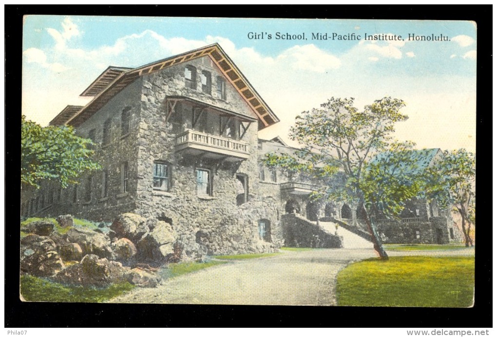 Girl's School Mid-Pacific Institute Honolulu / Postcard Not Circulated - Honolulu