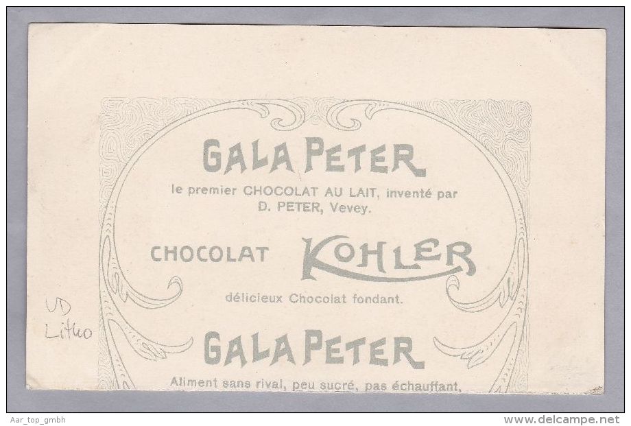 AK VD CHATEAU DE CHAPVENT Litho Gala Peter - Chocolat Kohler - Autres & Non Classés