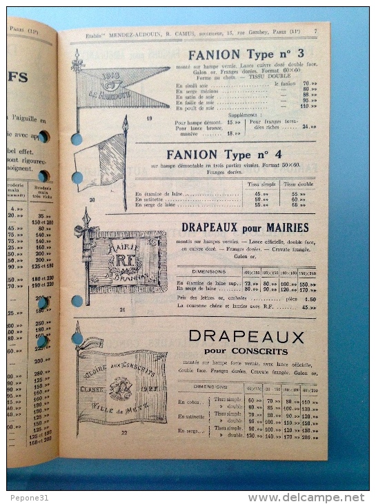 FABRIQUE GENERALE D ARTICLES POUR FETES ET SOCIETES / ETS MENDEZ AUDOUIN 1936