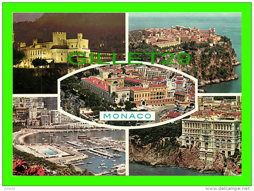 MONACO - PRINCIPAUTÉ DE MONACO - SOUVENIRS - 5 MULTIVUES - EDITIONS AJAX  - - Multi-vues, Vues Panoramiques