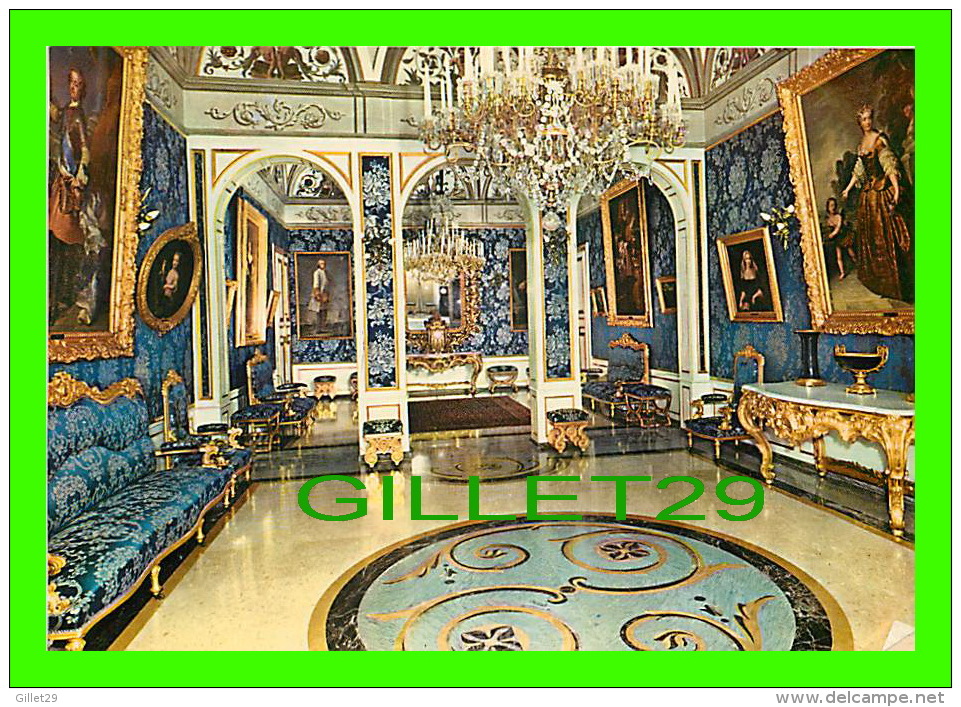 MONACO - PALAIS DE S.A.S. LE PRINCE DE MONACO - SALON BLEU DE STYLE LOUIS XIV - - Palais Princier