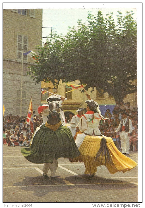 Var - 83 - Frejus Groupe Folklorique Le Miougrano Danse Dei Chivau Fru ( Chevaux Fringants )en 1961 - Frejus