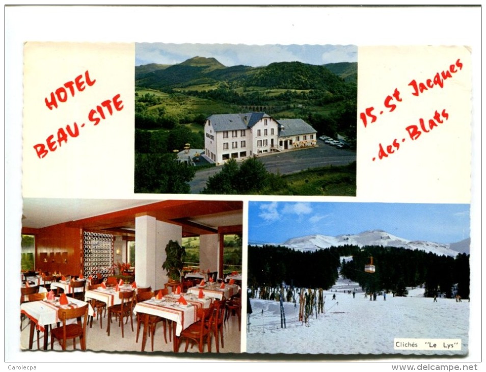 CP - SAINT JACQUES DES BLATS (15)hotel Beau Site - Autres & Non Classés