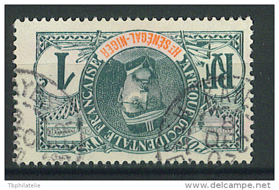 VEND BEAU TIMBRE DU HAUT-SENEGAL ET NIGER N° 1 , CACHET "KAYES" !!!! - Used Stamps