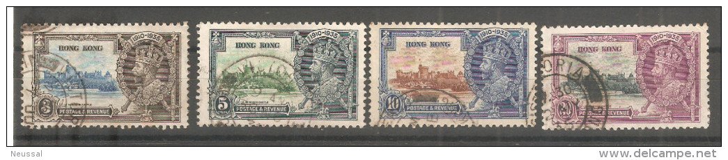 Serie  Nº 132/5 Hong Kong - Used Stamps