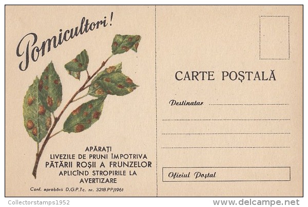 18770- AGRICULTURE, PESTS ADVERTISING - Cultures