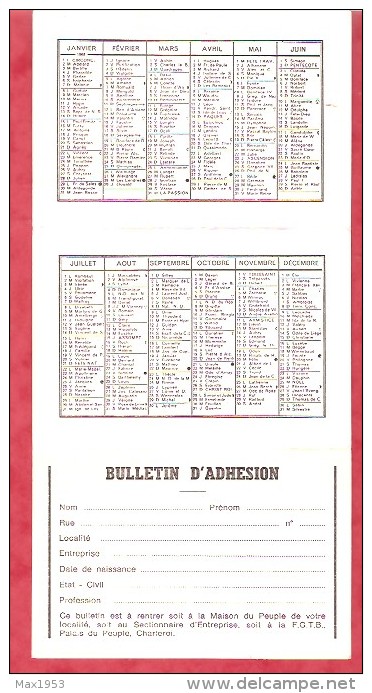 1968 - FGTB Charleroi - Petit Format : 1961-70