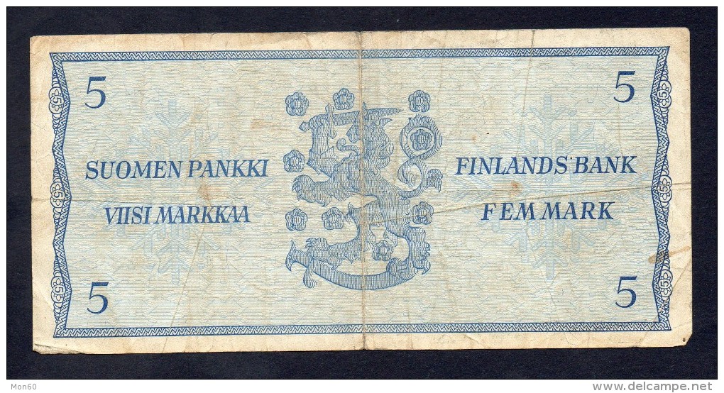 5 MARKKA 1993 FINLANDIA - BB - Finnland