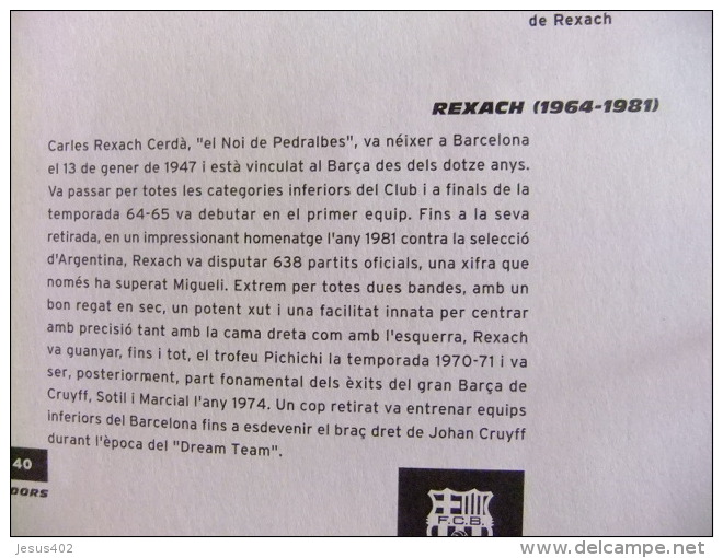 LIBRO CON FICHAS FUTBOL FOOTBALL DEL BARÇA 150 LAMINAS  editado por la vanguardia en 1996