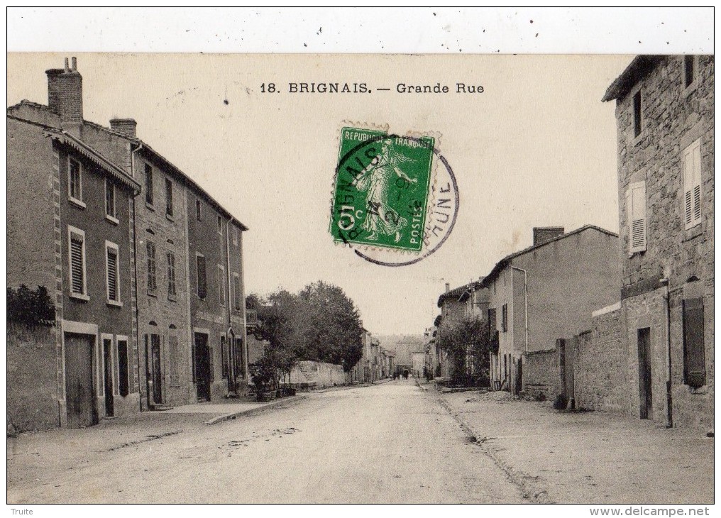 BRIGNAIS GRANDE RUE - Brignais