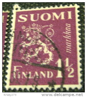 Finland 1930 Lion 1.5m - Used - Neufs